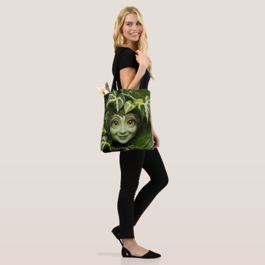Plant Lovers Canvas tas (Op model)