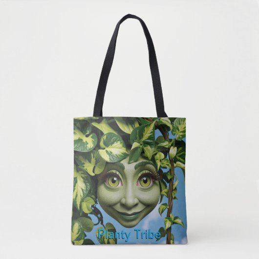 Plant Lovers Canvas tas (Voorkant)