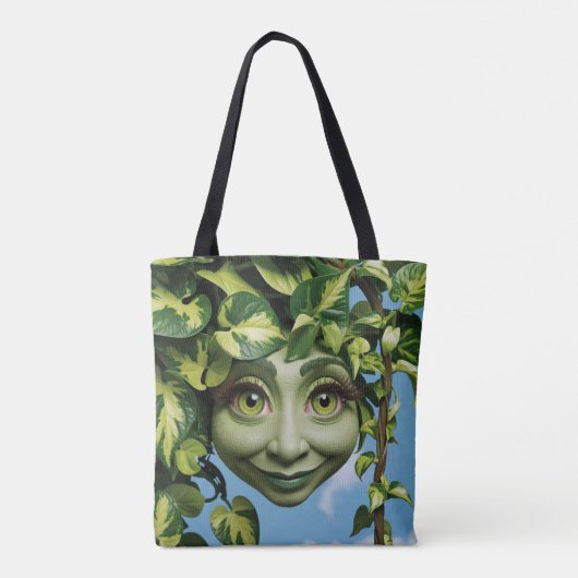 Plant Lovers Canvas tas (Achterkant)