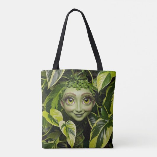 Plant Lovers Canvas tas (Achterkant)
