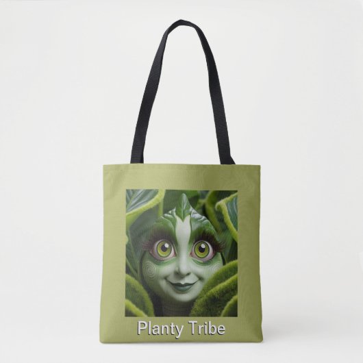 Plant Lovers Canvas tas (Voorkant)