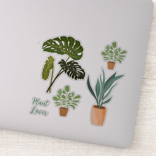 Plant Lovers Collectie © by Cathy Thompson Sticker (Detail)