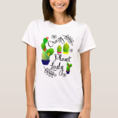 Plant Lovers Fun Cactus Succulent T-shirt (Voorkant)