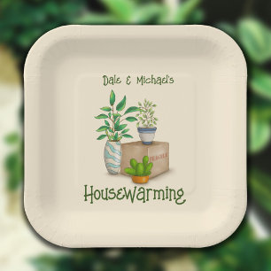 Plant Lovers Housewarming Papier Bord