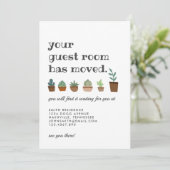 Plant lovers Moving Announding Kaart (Staand voorkant)