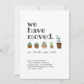 Plant lovers Moving Announding Kaart (Voorkant)