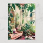 Plant Lovers Paradise Living Room Briefkaart (Voorkant)