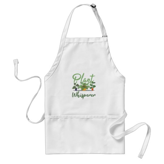 Plant Lovers | Plantie-Planten Gardener Gift Ideeë Standaard Schort (Voorkant)