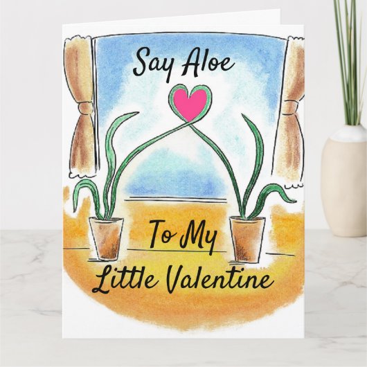 Plant Lover's Valentijn, zeg tegen mijn kleine bee Kaart (Voorkant)
