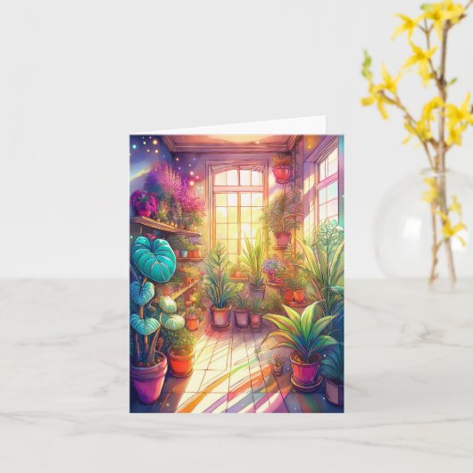 Plant Magic Kaart (Gele Bloem)