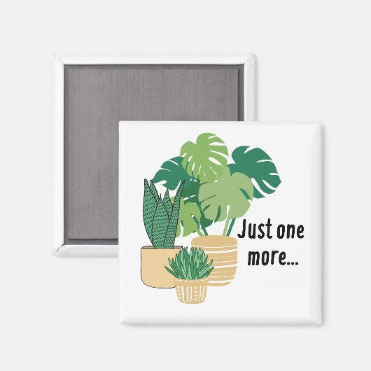 Plant Magnet nog een Plant (Voorkant / Achterkant)