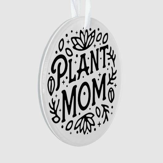Plant mam boho retro esthetisch ornament (voorkant)