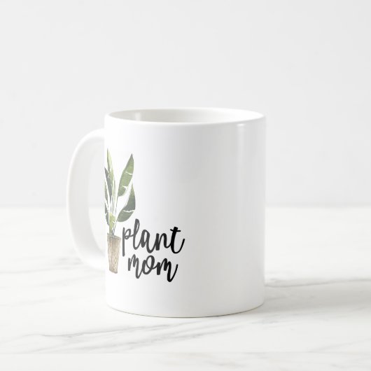 Plant Mam Coffee Mok (Voorkant links)