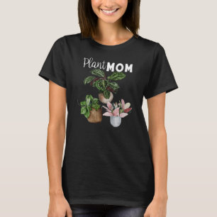 Plant Mam Crazy Plant Lady Binnenhuisplanten T-shirt