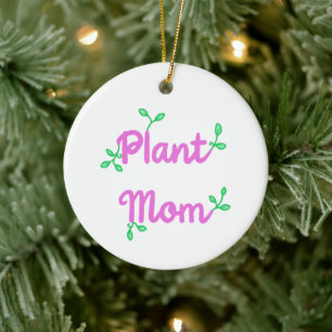 Plant Mam Kerstversiering Keramisch Ornament