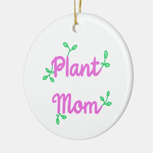 Plant Mam Kerstversiering Keramisch Ornament (Links)