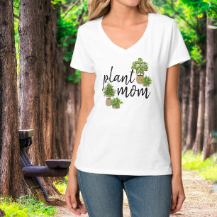 Plant Mam Potted Planten T-Shirt