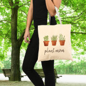 Plant mam Potted Succulents Canvas tas