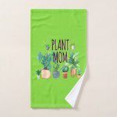 Plant mam - tuinbouw, planter cadeau voor mam bad handdoek (Handdoek)