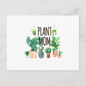 Plant mam - tuinbouw, planter cadeau voor mam briefkaart (Voorkant)
