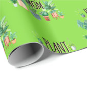Plant mam - tuinbouw, planter cadeau voor mam cadeaupapier (Rol Hoek)
