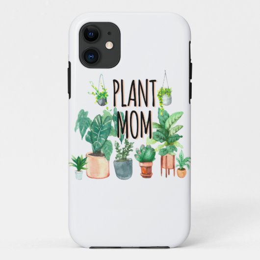 Plant mam - tuinbouw, planter cadeau voor mam Case-Mate iPhone case (Achterkant)