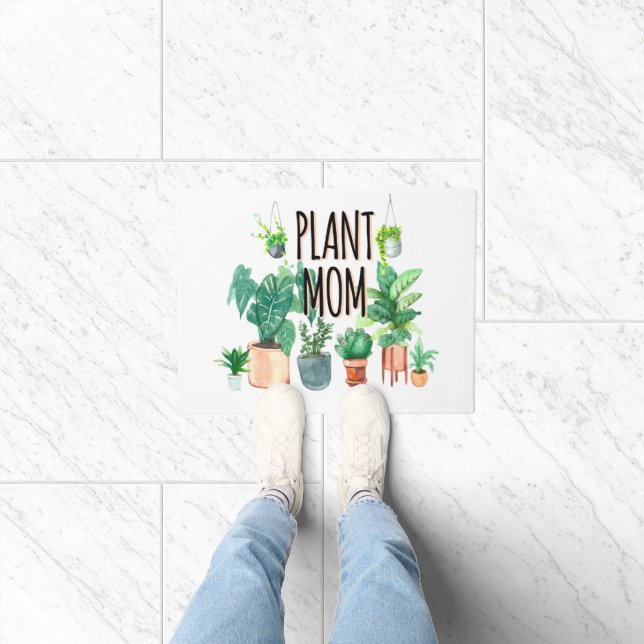 Plant mam - tuinbouw, planter cadeau voor mam deurmat (Binnen)