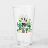Plant mam - tuinbouw, planter cadeau voor mam glas (Voorkant)