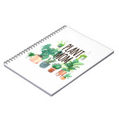 Plant mam - tuinbouw, planter cadeau voor mam notitieboek (Linkerzijde)