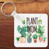 Plant mam - tuinbouw, planter cadeau voor mam sleutelhanger (Voorkant)