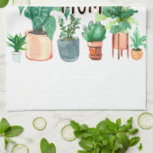 Plant mam - tuinbouw, planter cadeau voor mam theedoek (Gevouwen)