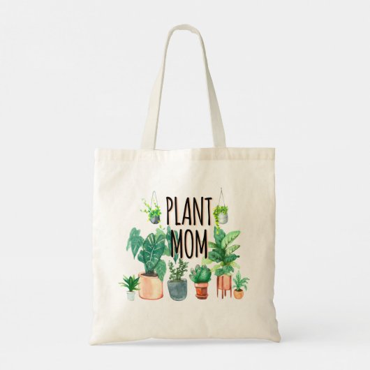 Plant mam - tuinbouw, planter cadeau voor mam tote bag (Achterkant)