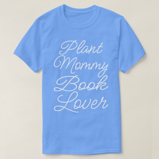 Plant Mama Boek Lover II T-shirt (Design voorkant)