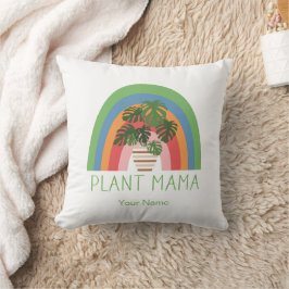 Plant Mama Boho Regenboog Tuin Monstera Bladeren Kussen