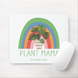 Plant Mama Boho Regenboog Tuin Monstera Bladeren Muismat