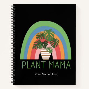 Plant Mama Boho Regenboog Tuin Monstera Bladeren Notitieboek