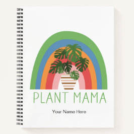 Plant Mama Boho Regenboog Tuin Monstera Bladeren Notitieboek