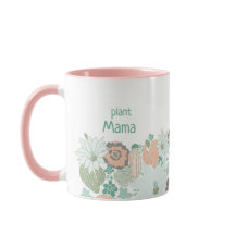 Plant Mama Cactus Succulents personaliseert Mok