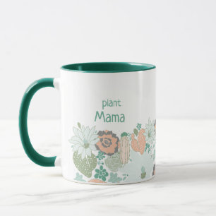 Plant Mama Cactus Succulents personaliseren Mok