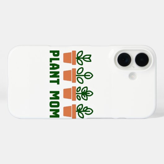 Plant mama Case-Mate iPhone case (Achterkant (horizontaal))