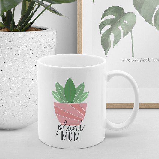 Plant mama | Cute Plant Lover Koffiemok