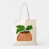 Plant Mama - Geïllustreerd Potted Plant Gift Tas (Achterkant)