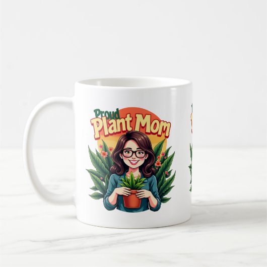 Plant mama koffiemok (Links)