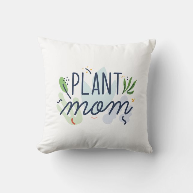 Plant mama kussen (Voorkant)