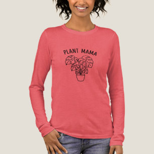 Plant Mama Monstera Lijntekening Cadeau voor P Tri-Blend Shirt