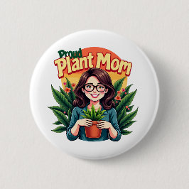 Plant mama ronde button 5,7 cm