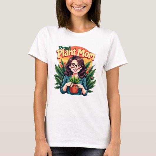 Plant mama t-shirt (Voorkant)