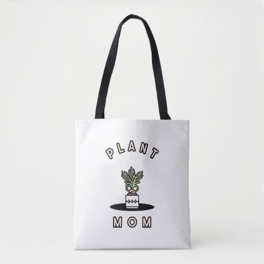 Plant mama tote bag (Voorkant)