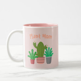 Plant mama tweekleurige koffiemok
