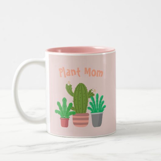 Plant mama tweekleurige koffiemok (Links)